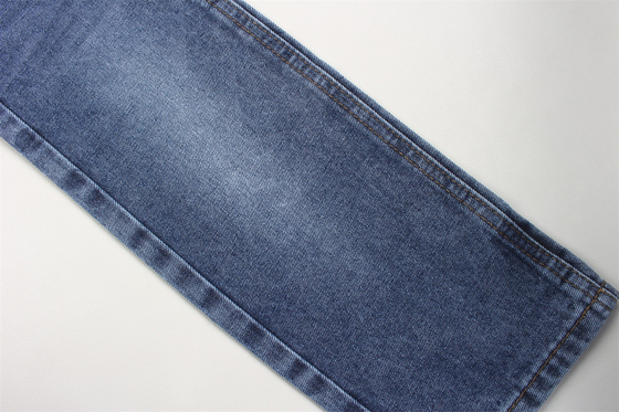 10 oz Super bleu denim tissu rigide 100% coton pour le style Jeans Boyfriend Style Soft Handfeel Jeans féminin été en vente