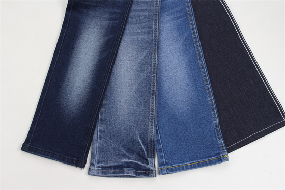 Tissu denim extensible 10.5oz 66% coton 32.5% polyester 1.5% élasthanne