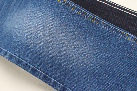 Tissu denim extensible 10.5oz 66% coton 32.5% polyester 1.5% élasthanne