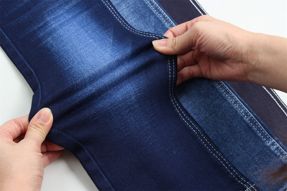 Tissu denim satin super extensible de 11,5 oz pour jeans femme
