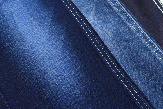 Tissu denim satin super extensible de 11,5 oz pour jeans femme