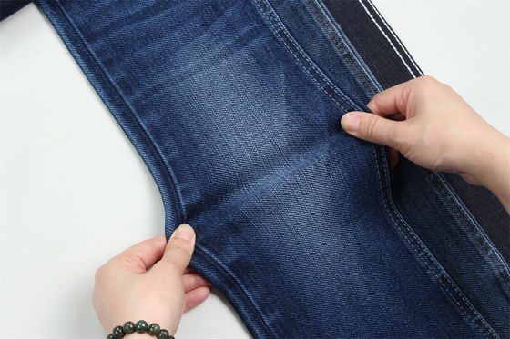 Tissu denim spécial tissage 11.5oz, denim sergé brisé avec grande élasticité