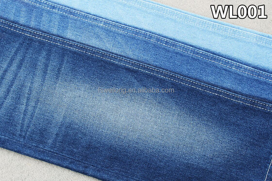 Polyester de coton Denim 72 pouces de largeur Denim tissus