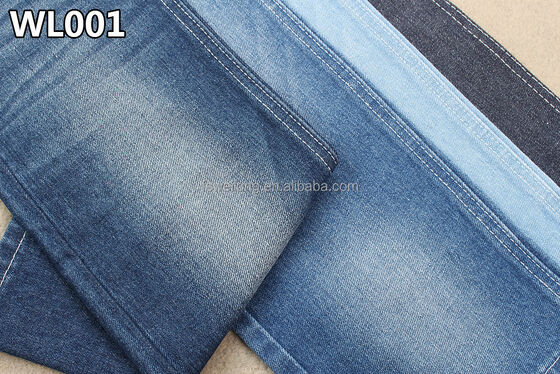 Polyester de coton Denim 72 pouces de largeur Denim tissus