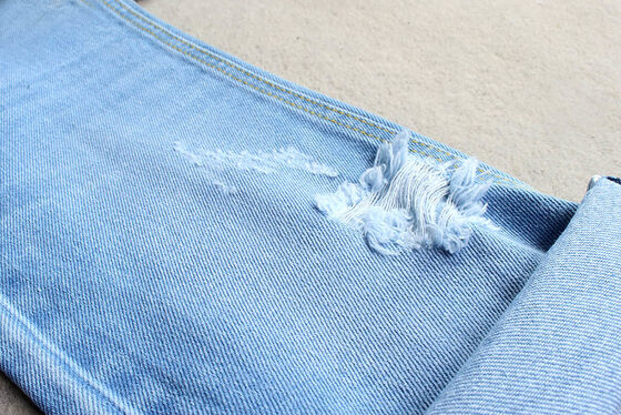 100% Cotton Super Dark Blue Rigid Denim Fabric for Jeans