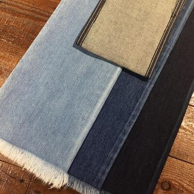 100% coton 10 oz de poids sans étirement Tissu en denim pour hommes et femmes