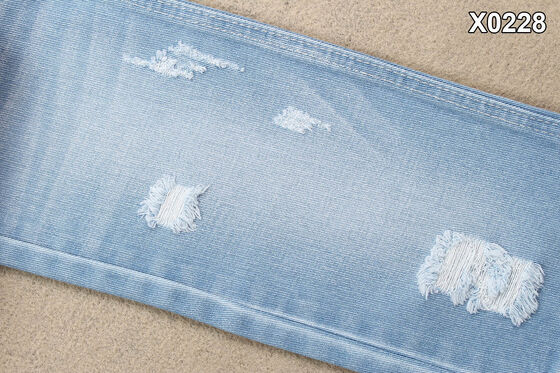 11.5 Tissu de denim en coton non spandex de 70' de largeur et super bleu foncé