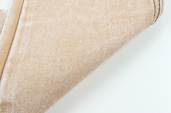 Khaki très vendu en denim de coton pur 100% lourd de 13,5 oz