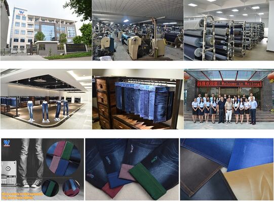 Khaki très vendu en denim de coton pur 100% lourd de 13,5 oz