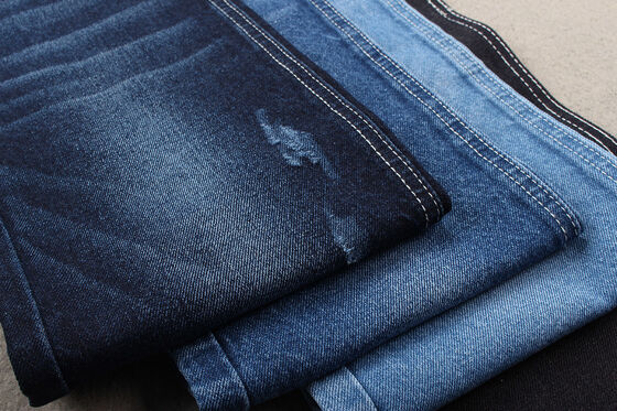 Nouvelle tendance mode : tissu denim en coton recyclé, 12 % de coton recyclé et 88 % de coton, 11 OZ, écologique