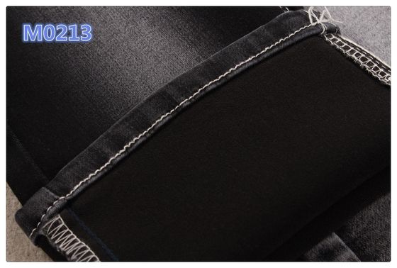 Spandex de 3% Madame Soft Jeans Material de tissu de denim de satin de bout droit de 10 onces