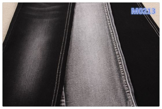 Spandex de 3% Madame Soft Jeans Material de tissu de denim de satin de bout droit de 10 onces