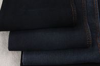 tissu noir de batiste de denim de coton de 9.5oz 78% pour les jeans maigres de femme