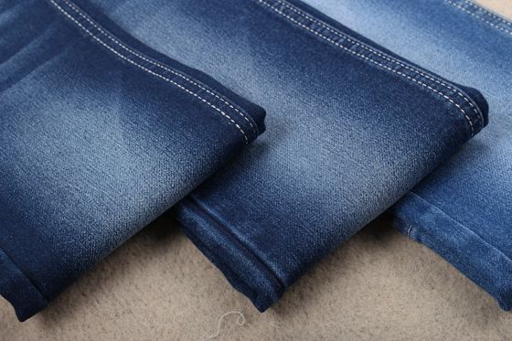 60 le denim de Faux de polyester du coton 38 tricotent le tissu