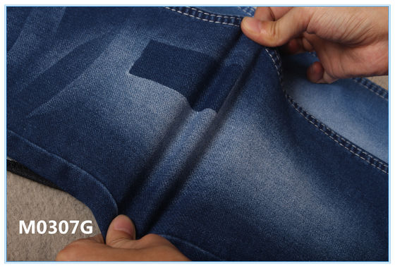 58 60" double couche de la largeur 7.5oz imiter pour tricoter le tissu cru de denim pour des jeans