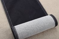 Faux 9.2oz 73 polyester tricoté du coton 26 1 tissu cru de denim de Spandex