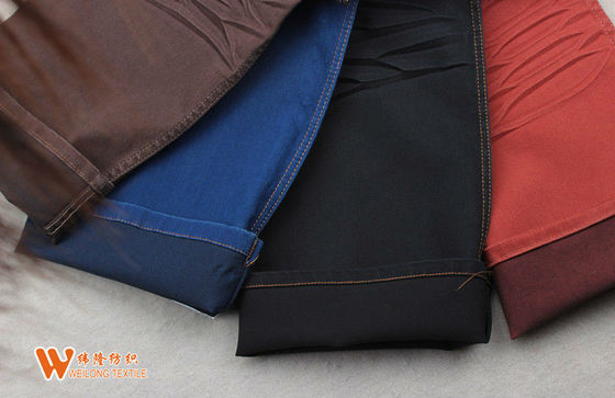 les jeans de 9,4 onces étirent le tissu de denim de satin