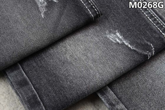 Bon prix Soufre de tissu de denim de Spandex de polyester de coton de sergé noir avec sanforiser le finissage en ligne