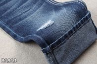bleu d'indigo de tissu de denim de polyester du coton 13.5oz sanforisant des jeans