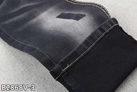 Les jeans de femmes de 10 onces étirent le tissu de denim dans couleur noire/noire