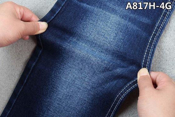 bleu d'indigo de tissu de denim du bout droit 11.2oz sanforisant des jeans avec le fil de bureautique