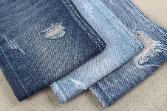 14 onces, coton à 100%, peso pesado, tissu de mezclilla cruda, matériel de jeans de mezclilla