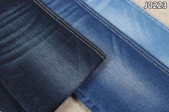 Bon prix Tissu bleu-foncé de denim de Spandex de polyester de coton de Sluby avec le repêchage d'étendue en ligne