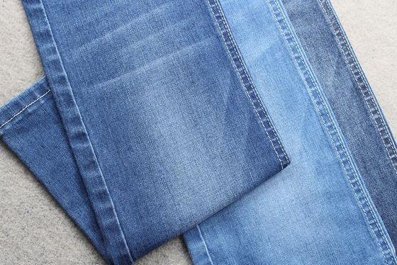 Matériel de denim de bout droit de coton de Tencel avec ultra le toucher doux pour des jeans d'été