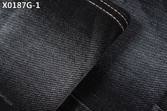 Petit pain de tissu de texture de tissu de jeans de sergé de main gauche pour l'usage de femmes