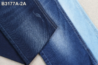 Le faux de mercerisage de tissu de denim de bout droit de 9,5 onces a tricoté bleu-foncé