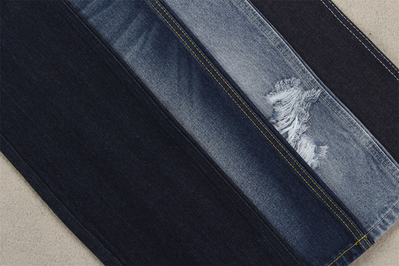 12.5 Une fois 190 cm 100% coton Super Indigo bleu Jeans Denim Tissu