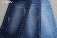 Tissu moyen de denim de sergé de bout droit de tissu de jeans de femmes de poids pour le pantalon régulier de fille