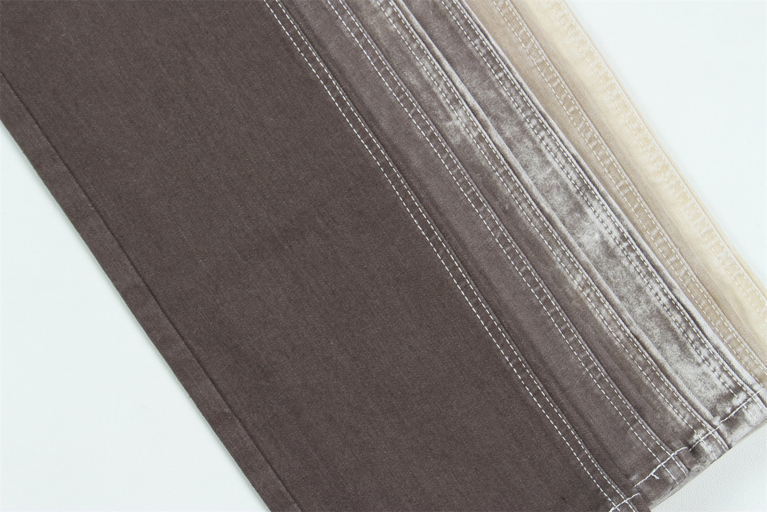 Couleur brune 10 Tissu en denim à haute étirement pour les jeans pour femmes