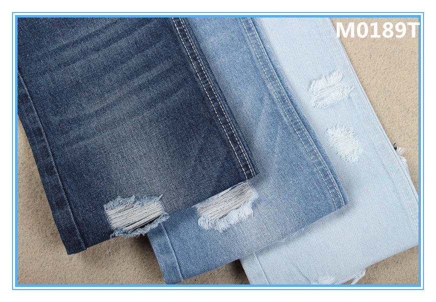 Onces foncées 100 de coton du bleu d'indigo 11 de denim de tissu de style Jean Material noir d'ami