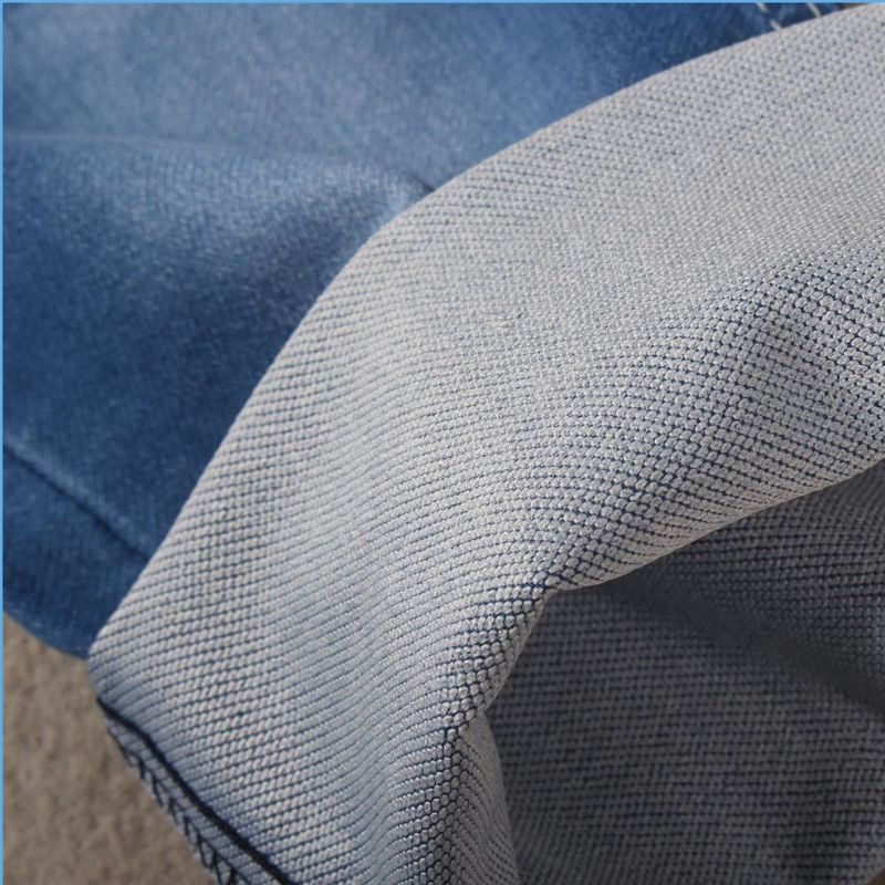 58 60" double couche de la largeur 7.5oz imiter pour tricoter le tissu cru de denim pour des jeans