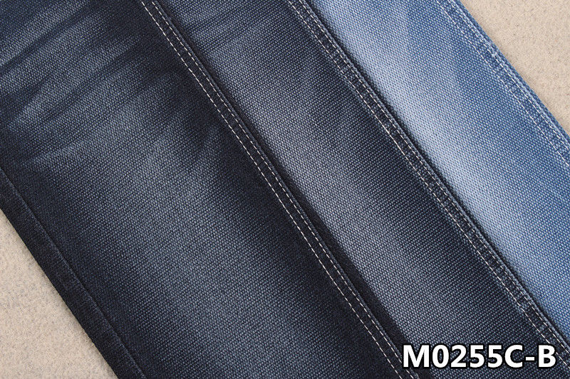 Tela de mezclilla cruda de polyester élastique 70 algodón 27 de 9 onces pour femme