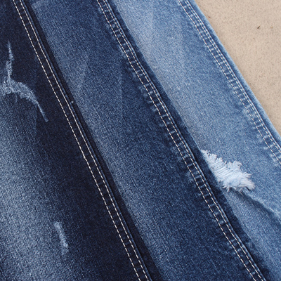 Tissu professionnel de jeans du tissu 11.5oz de denim de bout droit de polyester de coton