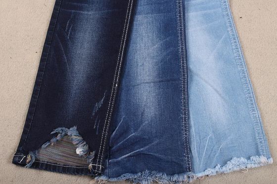 Bon prix tissus colorés de denim de bout droit de mèche de coton de postérieur pour les jeans de dame et le pantalon chaud en ligne