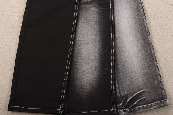 Bon prix Fleur imprimant la main de noir de soufre de couleur sentant le tissu mou de denim en ligne