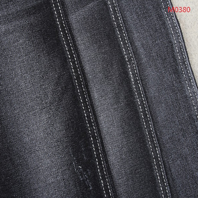 Haut tissu de denim de bout droit de Spandex lourd noir de coton pour des femmes Jean Pants