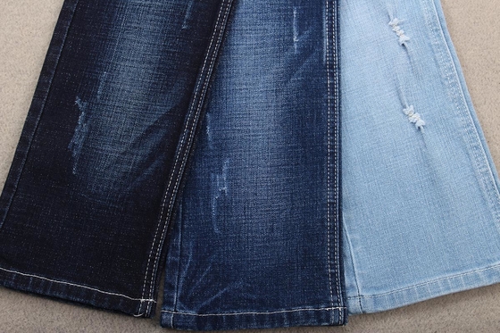 Denim tissé par coton Jean Fabric Roll Packing 10.9oz de bout droit