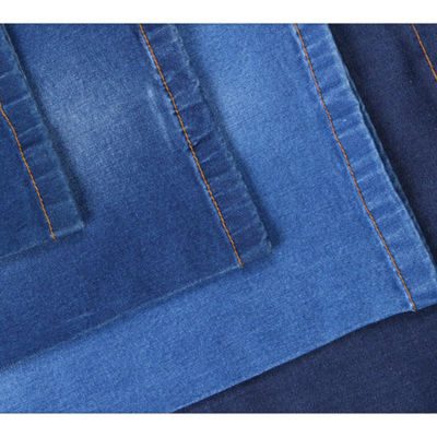 Bon prix L'indigo a imprimé le Spandex organique du coton 2% du tissu 98% de denim pour le vêtement en ligne