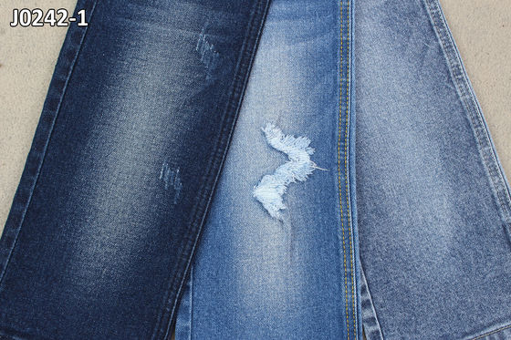 Bon prix Postérieur blanc de 11,7 d'once de coton de Spandex petits de bout droit tissus de denim en ligne