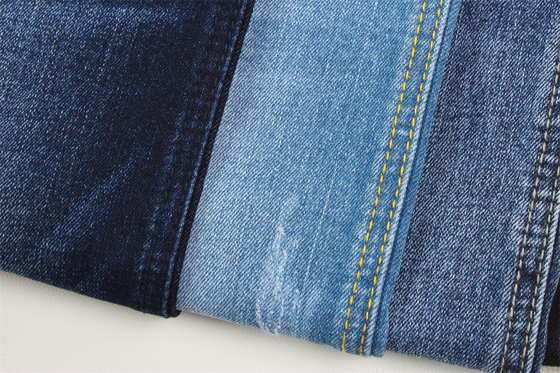 sergé de main droite du tissu 3/1 de denim du bout droit 360Gsm avec la mèche