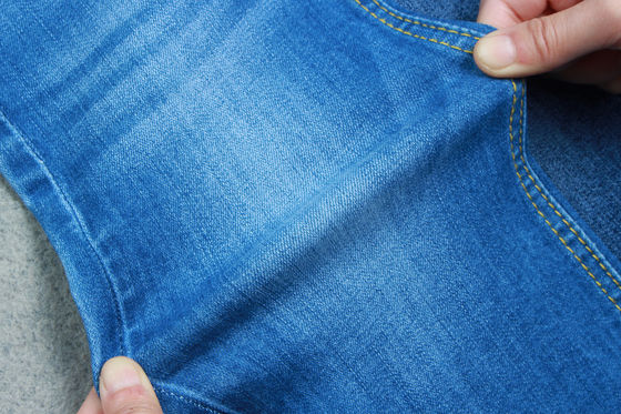 Bon prix Tissu de denim de bout droit de 10,2 onces avec la mèche 58/59