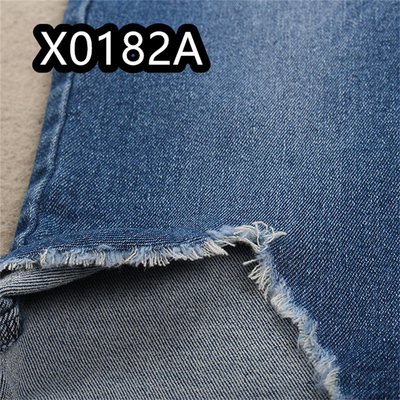 10Oz TR Coton Polyester Spandex Denim Tissu Bleu Foncé Ombre