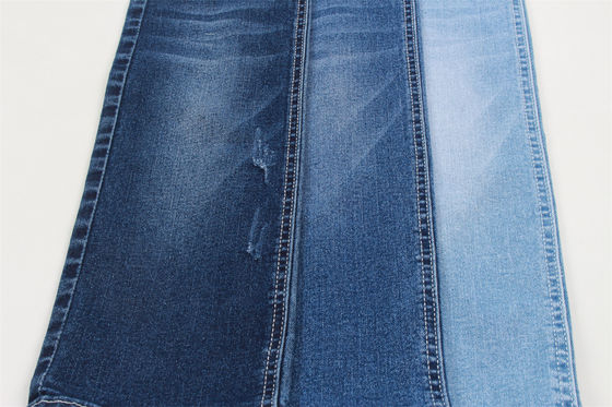 Bon prix Tissu en denim à haute étirement 10 oz coton polyester jean rayon textile 58/59' en ligne