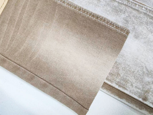 Bon prix Tissu en denim étirable légère et colorée en kaki en ligne