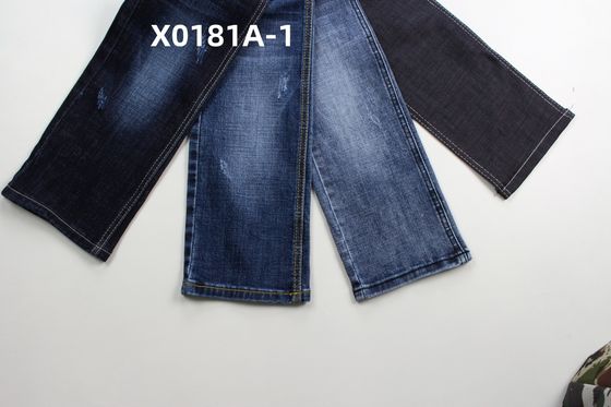 Bon prix Gros 11 oz bleu crosshatch élastique en denim pour les jeans en ligne