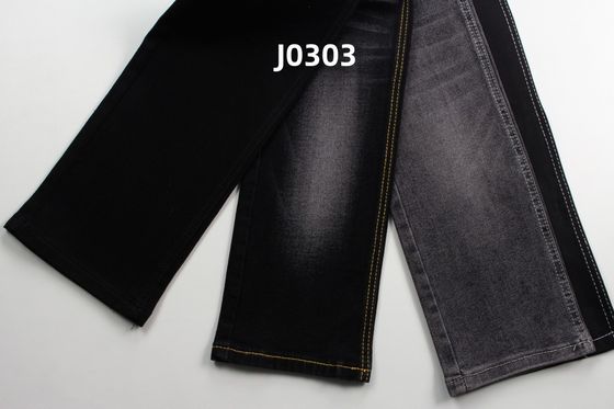 Bon prix Gros 11 Oz Super Stretch Tissu en denim tissé noir Pour les jeans en ligne